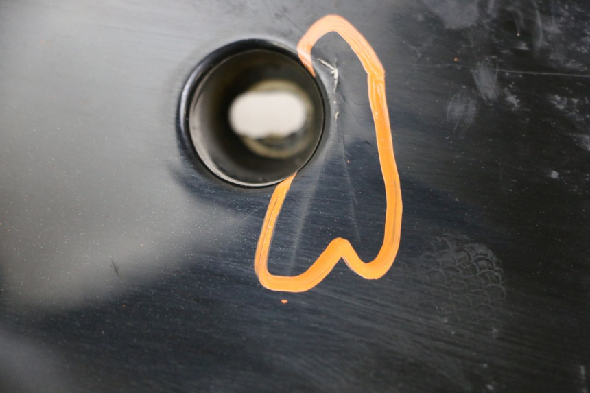 photo de BAS DE CAISSE DROIT LONGJIA SHARPY 125 (2020 - 2024) - État de surface