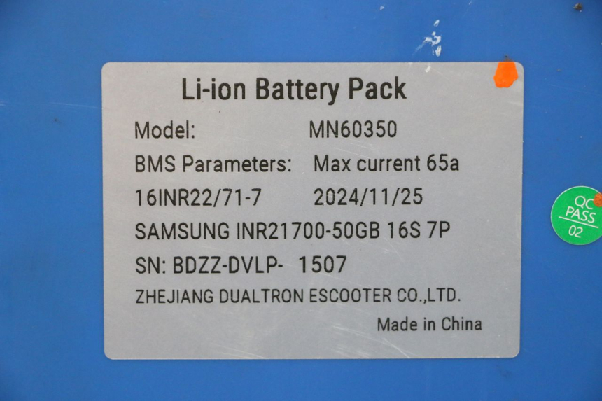 photo de BATTERIE DUALTRON VICTOR LIMITED 1 - Zoom état d’usage