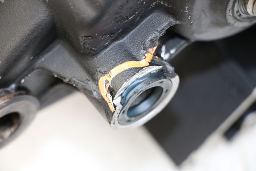 photo de CARTER BAS MOTEUR CAGIVA SUPER CITY 125 (1992 - 1997) - Zoom état d’usage