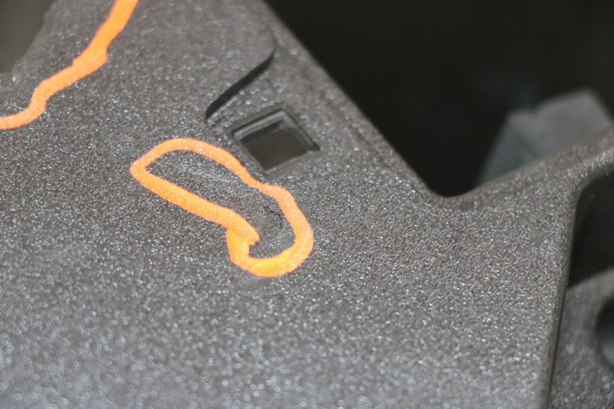 photo de COFFRE SELLE APRILIA SXR 50 (2021 - 2023) - Zoom état d’usage