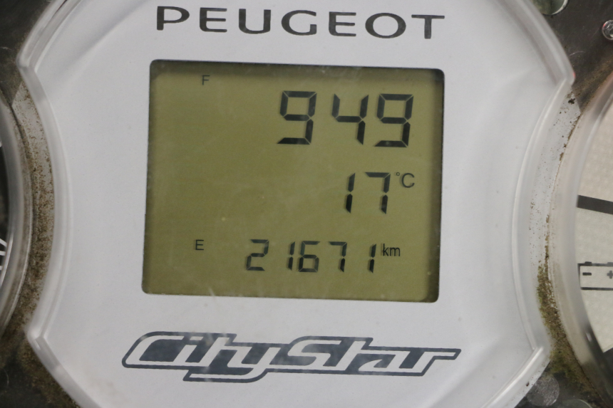 photo de COMPTEUR PEUGEOT CITYSTAR 50 (2013 - 2017) - Vue rapprochée