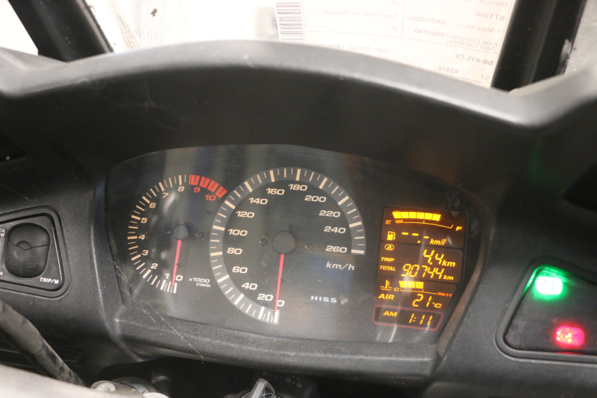 photo de COMPTEUR  HONDA ST PAN EUROPEAN 1300 (2002 - 2013) - Zoom état d’usage