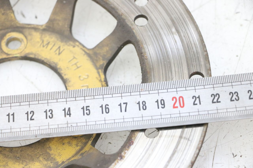 photo de DISQUE FREIN ARRIERE HONDA NSR R 125 (1994 - 2003) - Zoom état d’usage