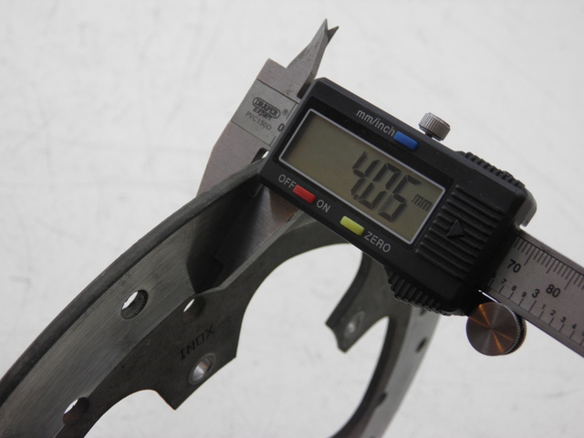 photo de DISQUE FREIN ARRIERE PIAGGIO BEVERLY 125 (1998 - 2005) - Zoom état d’usage