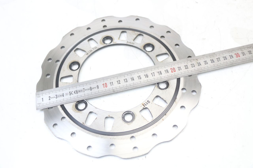 photo de DISQUE FREIN ARRIERE REGAL RAPTOR SPYDER 125 (2010 - 2018) - Zoom état d’usage