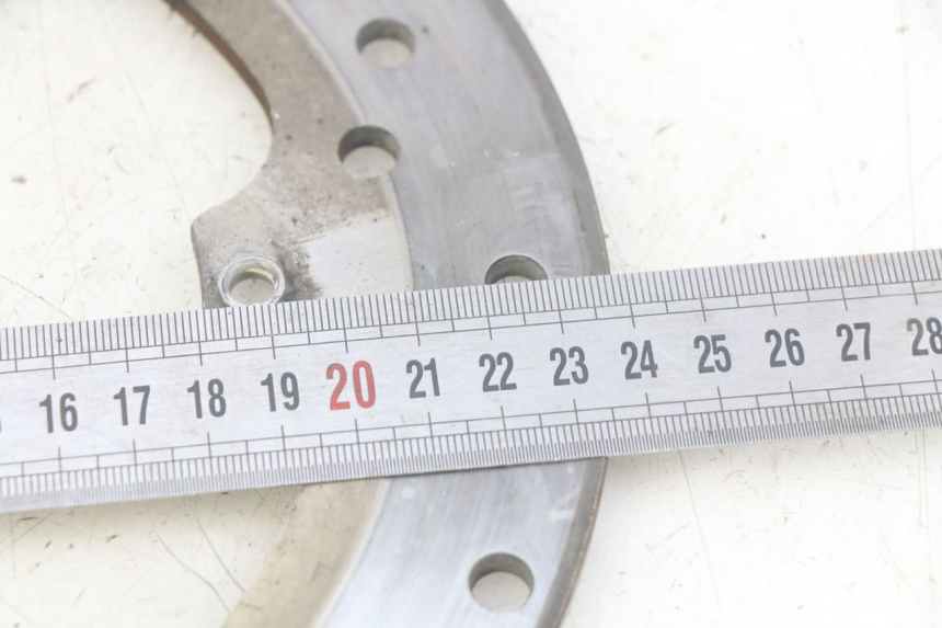 photo de DISQUE FREIN ARRIERE PIAGGIO XEVO - X EVO 125 (2007 - 2017) - Zoom état d’usage