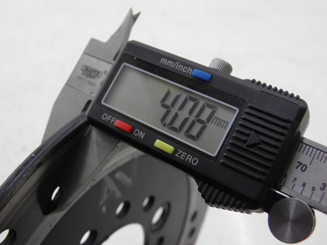 photo de DISQUE FREIN AVANT BAOTIAN BT 50 QT-9 50 (2006 - 2009) - Zoom état d’usage