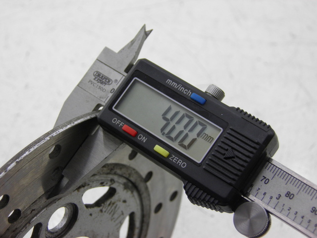 photo de DISQUE FREIN AVANT BHM REVENGER 50 (2009 - 2015) - Zoom état d’usage