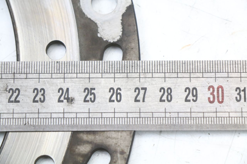 photo de Front brake disc SYM JOYRIDE EVO 125 (2009 - 2016) - Zoom état d’usage