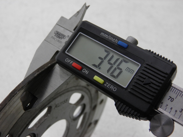 photo de DISQUE FREIN AVANT ZNEN ZN50QT-Q 50 (2010 - 2012) - Détail de la pièce