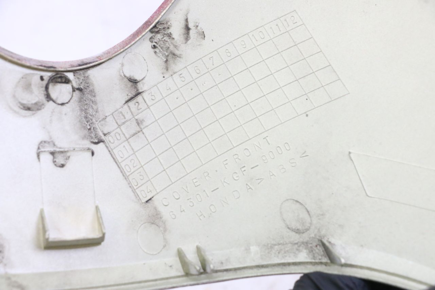 photo de FACE AVANT SUPERIEUR  HONDA NES AROBASE 125 (2000 - 2003) - Zoom état d’usage