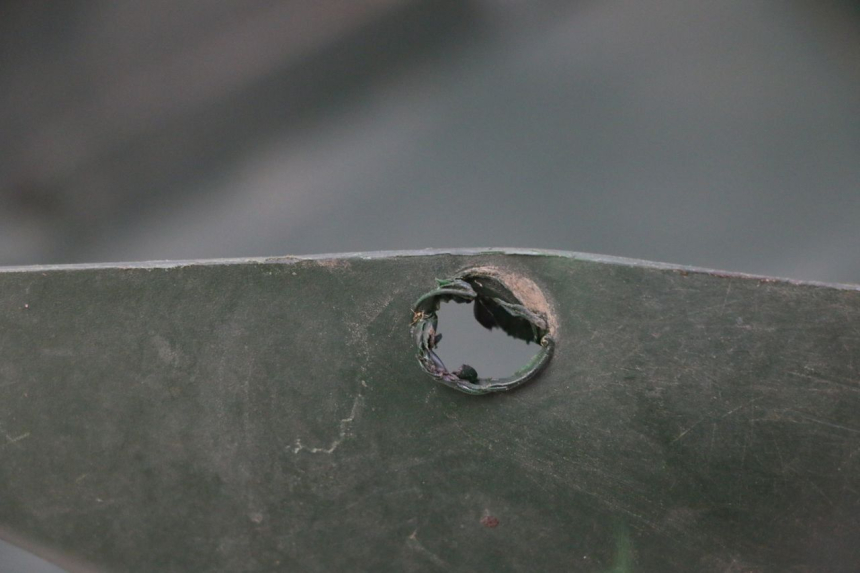 photo de FLANC LATERAL AVANT DROIT YAMAHA YFM GRIZZLY 550 (2008 - 2015) - Zoom état d’usage