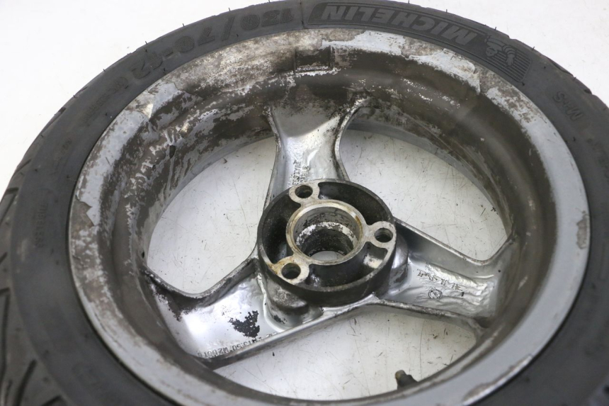 photo de JANTE ARRIÈRE ET PNEU PEUGEOT ELYSTAR 125 (2002 - 2007) - Pièce contrôlée