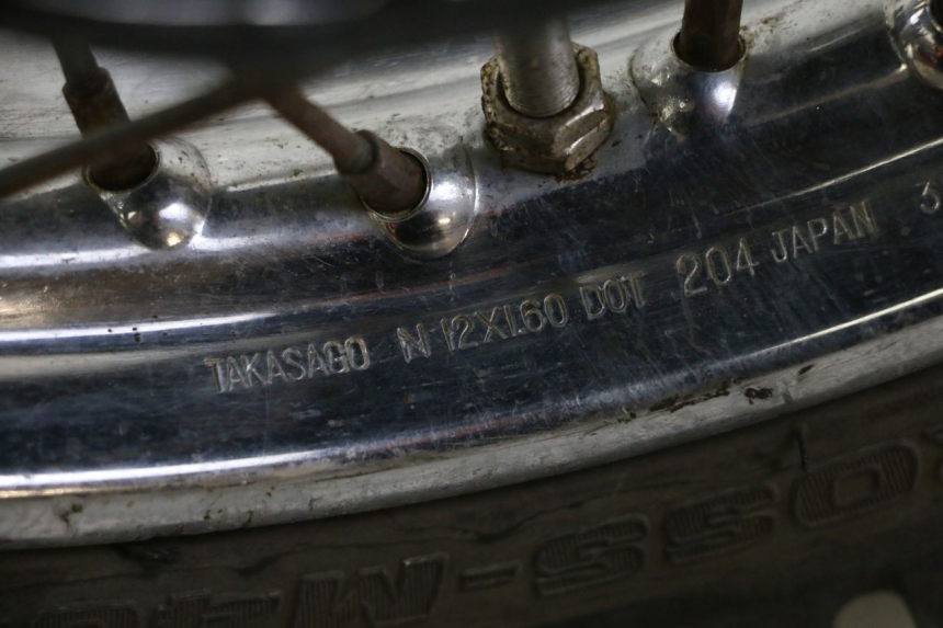 photo de JANTE ARRIÈRE ET PNEU YAMAHA PW 80 (1983 - 2014) - Zoom état d’usage