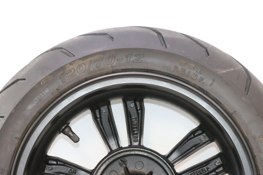photo de JANTE ARRIÈRE ET PNEU JM MOTORS R-MAX TECH 50 (2024 - 2026) - Vue produit