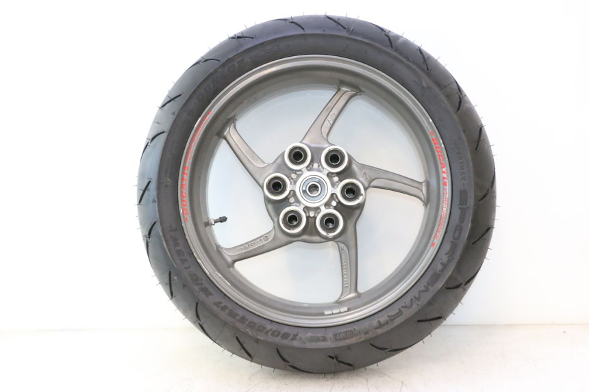 photo de JANTE ARRIÈRE ET PNEU DUCATI SS IE DS CARENEE 1000 (2002 - 2006) - Aperçu profil