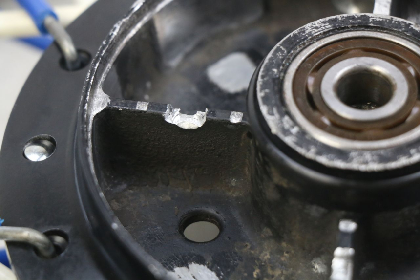 photo de JANTE ARRIERE JIANSHE COYOTE 80 - Gros plan technique