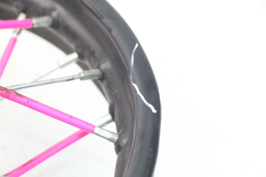 photo de JANTE ARRIERE NITRO MOTORS STORM DIRTBIKE 110 - Zoom état d’usage