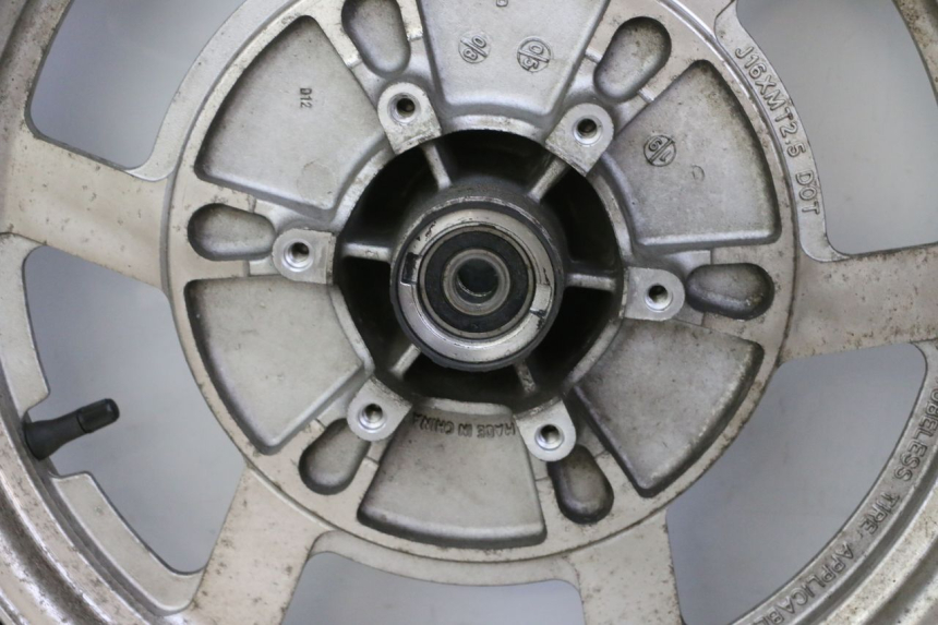 photo de JANTE AVANT ET PNEU HYOSUNG GV AQUILA 125 (2000 - 2009) - Marquages et références