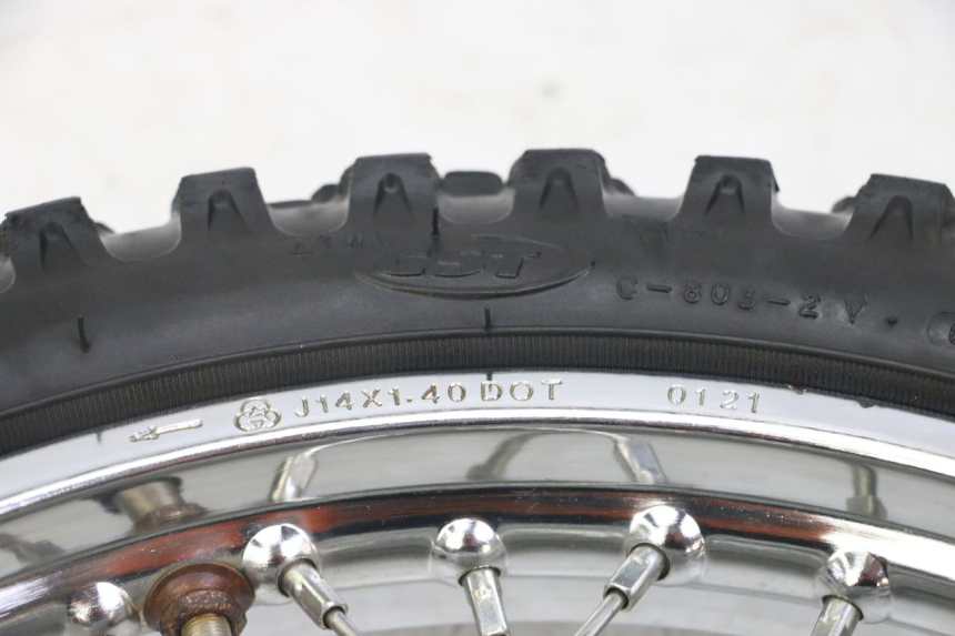 photo de JANTE AVANT ET PNEU HONDA CRF-F CRF F 110 (2019 - 2022) - Pièce contrôlée