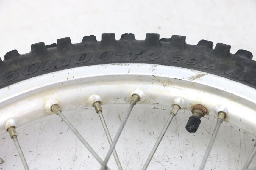 photo de JANTE AVANT ET PNEU KAWASAKI KX 65 (2000 - 2019) - Pièce contrôlée