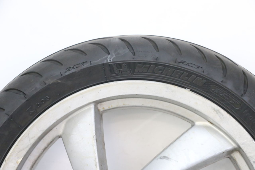 photo de JANTE AVANT ET PNEU PEUGEOT CITYSTAR 125 (2011 - 2017) - Marquages et références