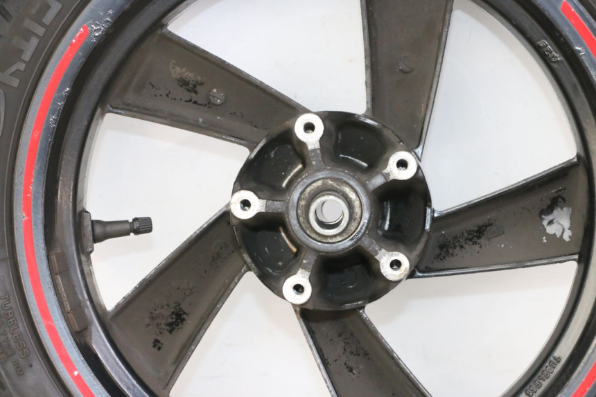 photo de JANTE AVANT ET PNEU PEUGEOT CITYSTAR 2T 50 (2018 - 2021) - Marquages et références