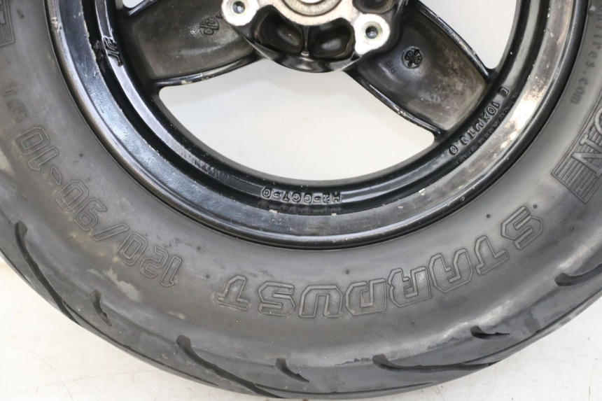 photo de JANTE AVANT ET PNEU PEUGEOT TKR TREKKER FURIOUS 50 (2005 - 2014) - Vue d’ensemble