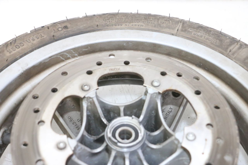 photo de JANTE AVANT ET PNEU PIAGGIO X9 EVOLUTION 125 (2003 - 2007) - Marquages et références