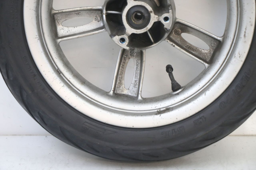 photo de JANTE AVANT ET PNEU YAMAHA NEOS NEO'S 4T 50 (2008 - 2016) - Pièce contrôlée