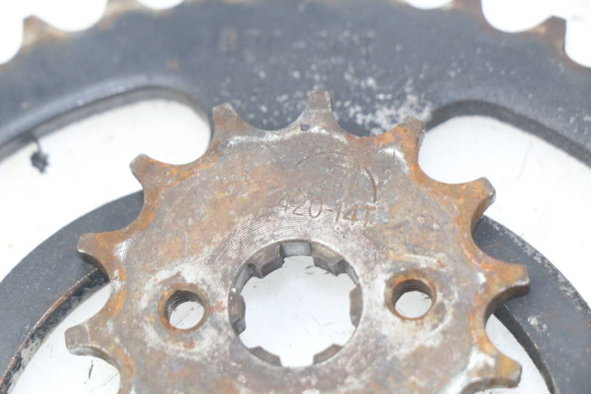 photo de KIT CHAINE LONCIN DIRT BIKE 125 - Détail de la pièce