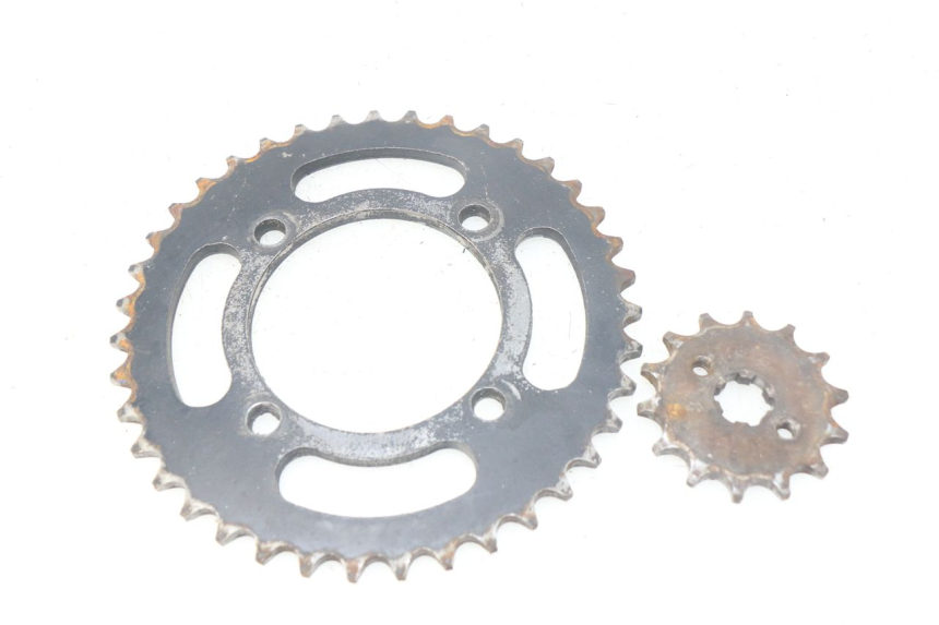 photo de KIT CHAINE LONCIN DIRT BIKE 125 - Gros plan technique