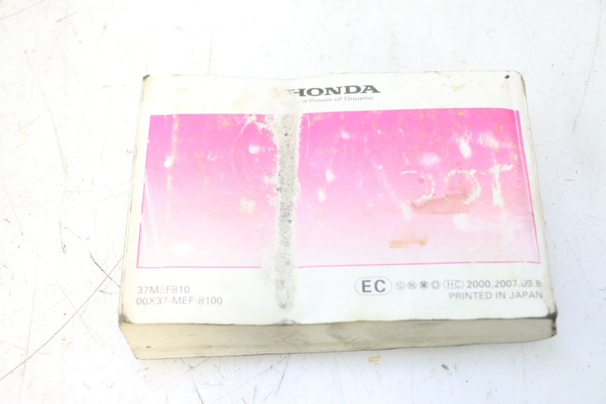 photo de MANUEL UTILISATEUR HONDA FJS SILVER WING SILVERWING 400 (2005 - 2008) - État de surface