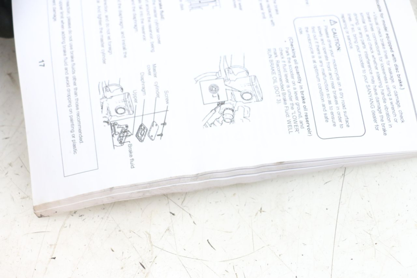 photo de MANUEL UTILISATEUR SYM JET 14 4T 50 (2018 - 2022) - Zoom état d’usage