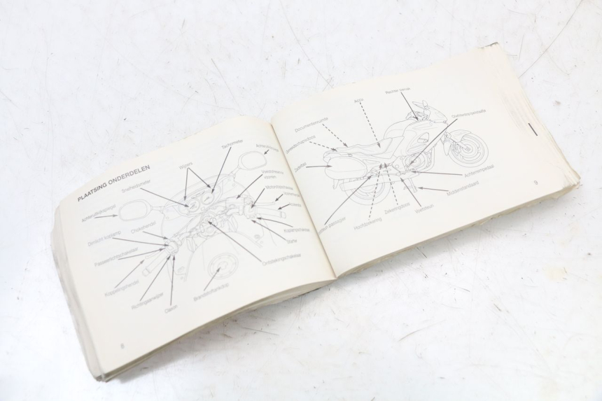 photo de MANUEL UTILISATEUR HONDA NTV DEAUVILLE 650 (1998 - 2001) - Zoom état d’usage