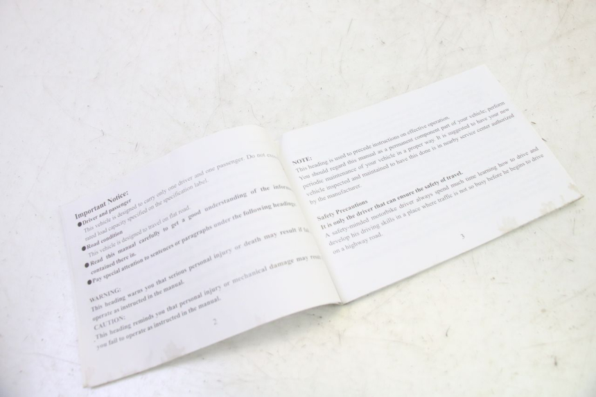 photo de MANUEL UTILISATEUR JM MOTORS SANTANA EVO 50 (2024 - 2026) - Détail de la pièce