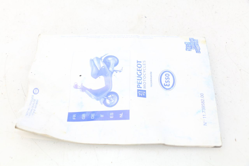 photo de MANUEL UTILISATEUR PEUGEOT VIVACITY 50 (1998 - 2003) - État de surface