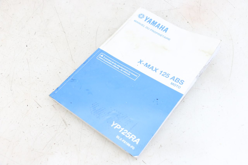 photo de MANUEL UTILISATEUR YAMAHA XMAX X-MAX ABS 125 (2017 - 2020) - Vue principale