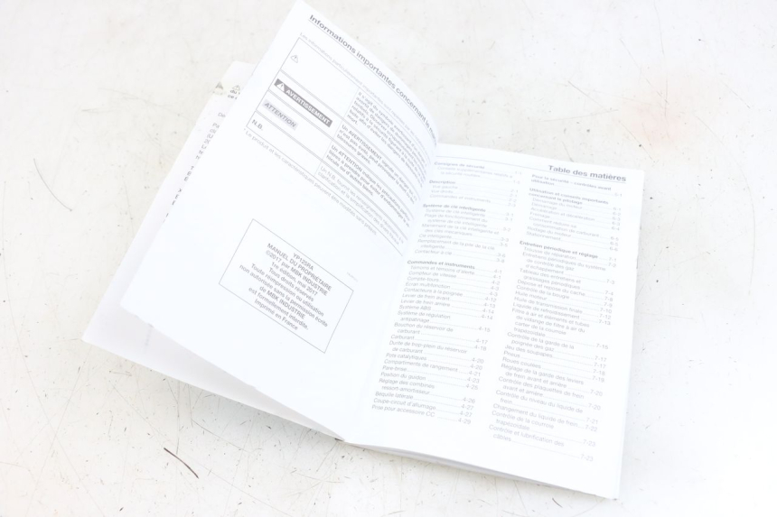 photo de MANUEL UTILISATEUR YAMAHA XMAX X-MAX ABS 125 (2017 - 2020) - Zoom état d’usage