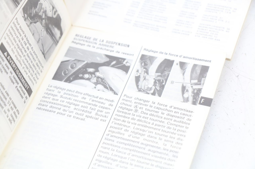 photo de MANUEL UTILISATEUR SUZUKI XF FREEWIND 650 (1997 - 2003) - Autre angle de vue