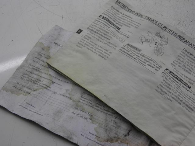 photo de MANUEL UTILISATEUR YAMAHA TDM 900 (2004 - 2006) - Zoom état d’usage