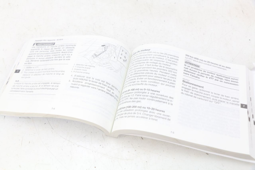 photo de MANUEL UTILISATEUR YAMAHA YFM R RAPTOR 90 (2017 - 2023) - Zoom état d’usage