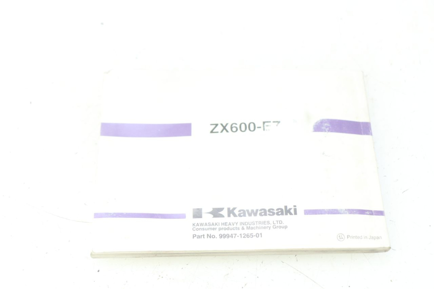 photo de MANUEL UTILISATEUR KAWASAKI ZZR 600 (1995 - 2004) - Zoom état d’usage