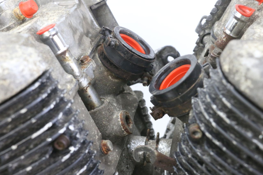 photo de MOTEUR HONDA VT C2 SHADOW 750 (1997 - 2001) - Gros plan technique