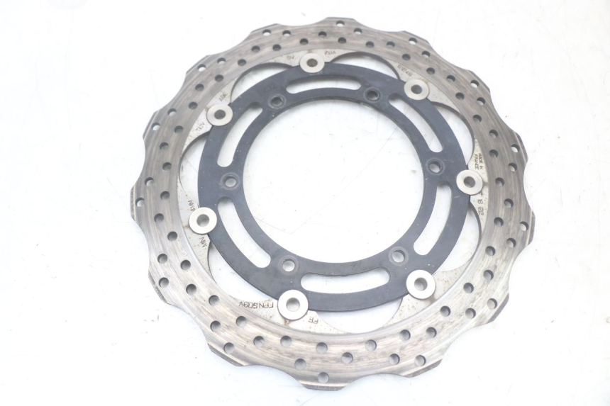 photo de PAIRE DISQUES FREIN AVANT YAMAHA TDM ABS 900 (2002 - 2014) - Zoom état d’usage