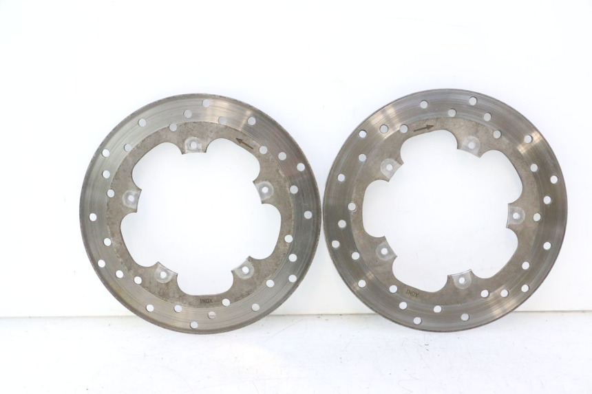 photo de PAIRE DISQUES FREIN AVANT PIAGGIO X9 EVOLUTION 125 (2003 - 2007) - Autre angle de vue