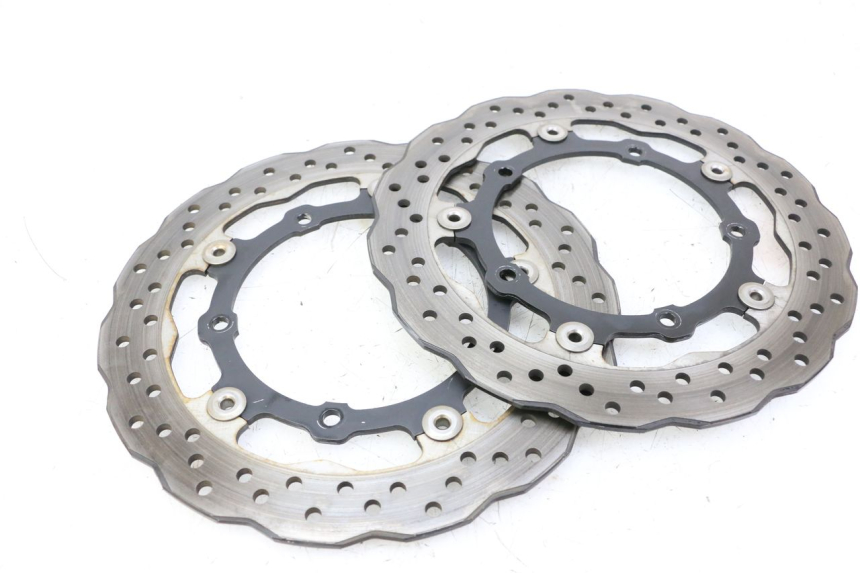 photo de PAIRE DISQUES FREIN AVANT YAMAHA TRACER 7 700 (2020 - 2024) - Marquages et références