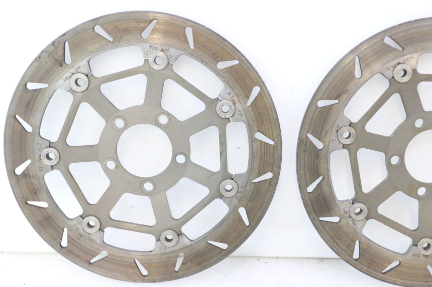 photo de PAIRE DISQUES FREIN AVANT KAWASAKI ZZR 600 (1995 - 2004) - Marquages et références