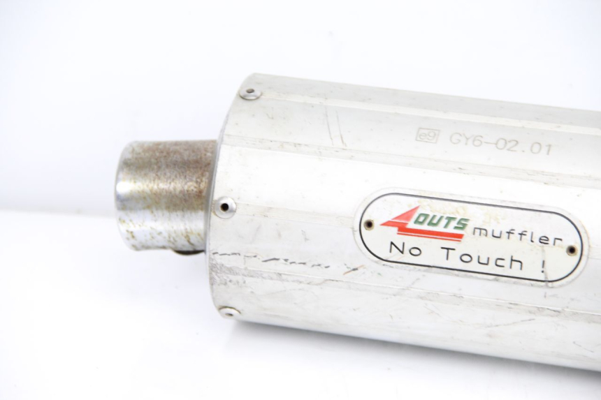 photo de POT ECHAPPEMENT JMSTAR CJ12M 125 (2005 - 2007) - Gros plan technique