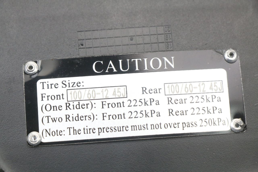 photo de SELLE JM MOTORS EVOLIS 4T 50 (2018 - 2022) - Détail de la pièce